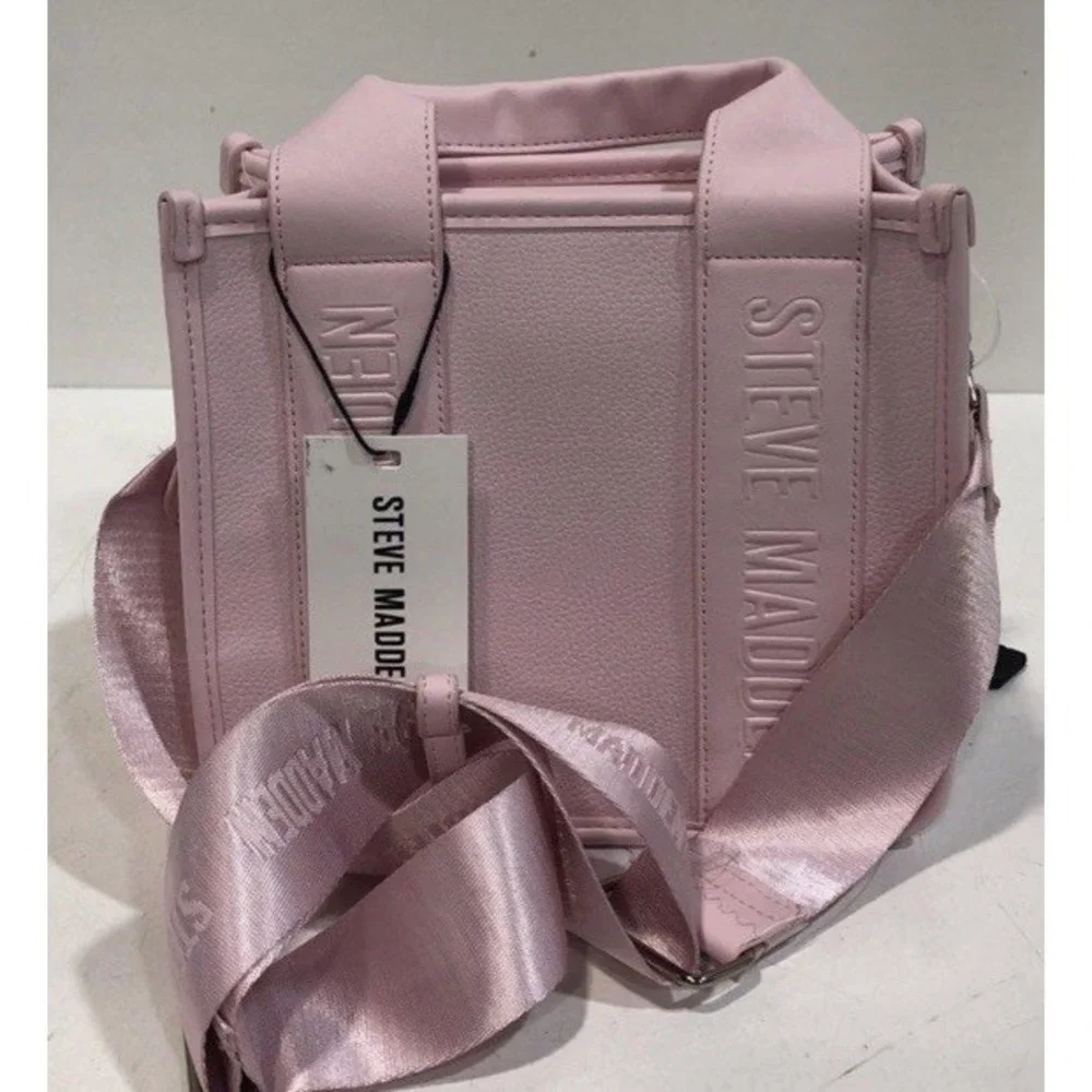 New $98 Steve Madden Bwebber Satchel Crossbody‎ Bag Women's Chalk Pink DT627015